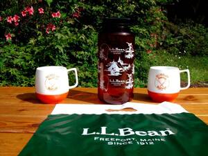 入手困難★デッドストック【Nalgene／L.L.Bean】お宝ナルゲンボトル★限定プリントモデルAMBER★Made in U.S.A.♪