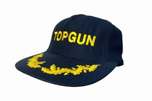 グッドスタイルUSA製ビンテージTOPGUNトップガンスナップバックU.S.ミリタリーキャップEagleCrestネイビーアメリカ軍アメカジh24029