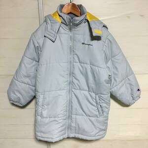 Champion チャンピオン ウインドブレーカー ベンチウォーマー 灰×黄色 子供 130cm 美品 管理C672