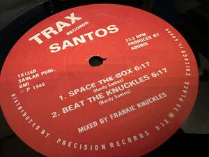 12”★Santos / Work The Box / Frankie Knuckles / Adonis / シカゴ・ハウス・クラシック！