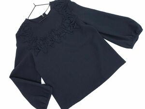 See By Chloe シーバイクロエ ボリュームスリーブ ブラウス シャツ size34/紺 ◇■ ☆ eib3 レディース