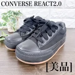 美品✨　CONVERSE BOARDERSTAR 厚底　スニーカー　24㎝　黒