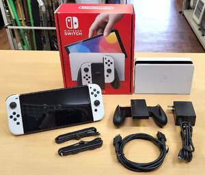 美品・初期化済み/動作良好 ニンテンドー スイッチ Nintendo Switch 有機ELモデル Joy-Con(L)/(R) ホワイト HEG-S-KAAAA スイッチ 本体