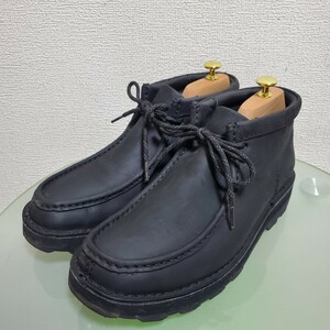 Clarks クラークス レザーブーツ ワラビーブーツ UK8.5 US9.5 約27.5㎝ ブラック 人気モデル