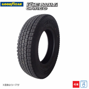 145/80R12 80/78N グッドイヤー ICE NAVI CARGO 新品処分 4本セット スタッドレスタイヤ 2021年製