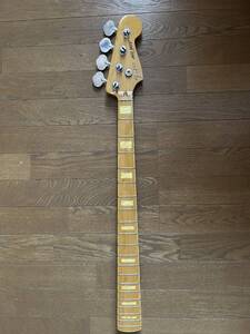 Fender JapanのJazz Bass用ネック(中古品)、ペグ(1弦ガタつき)＆ジョイント付属