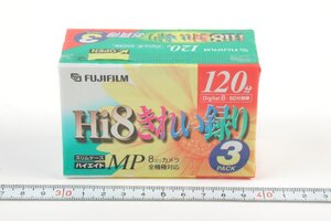 ※ 新品未開封 3本 Fujifilm フジフィルム 8ミリ ビデオカセットテープ Hi8 きれい録り 120分 0842