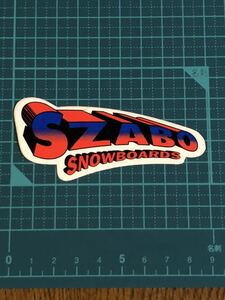 ステッカー　SZABO SNOWBOARDS　知っている方は超マニアックスノーボーダー