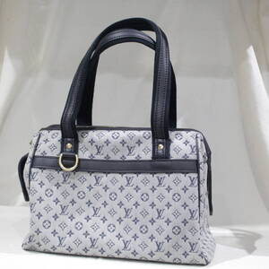 未使用保管品 ルイ ヴィトン ハンドバッグ ジョセフィーヌ ネイビー PM●LOUIS VUITTON 5947A