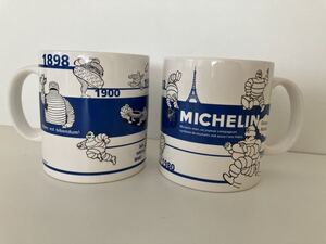 ☆MICHELIN(ミシュラン)マグカップ /同種２個/ビバンダム/陶器