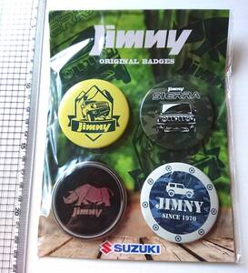 ☆SUZUKI ジムニー オリジナル缶バッジ セット 非売品 スズキ Jimny シエラ