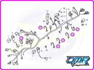 【新品】 バンド＆ストラップ (メインハーネス) NSR250R MC21