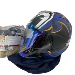 【即決】 Arai アライ VZ-RAM NAKASUGA21 ナカスガ21ジェットヘルメット ※ミラーシールド付き L(59-60㎝)サイズ 8944-100