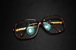 VINTAGE オーストリア製【DUNHILL/ダンヒル】6088A フルリム スクエア型 眼鏡 ブラウン鼈甲カラー サングラス ヴィンテージ オールド