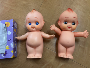 キューピー人形　昭和レトロ　キューピーちゃん　アンティーク　ソフビ人形　コレクション　日本製