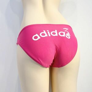 19アディダスadidasビキニパンツ(M程度)★ピンク★伸縮性あり