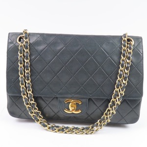 94367★1円スタート★CHANEL シャネル 中美品 Wフラップ25 マトラッセ ココマーク ターンロック チェーンショルダーバッグ ヴィンテージ