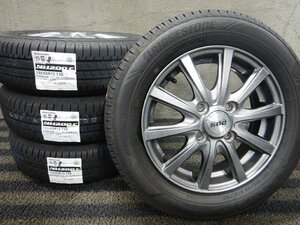 新品夏タイヤ★J1T8024■155/65R13 BRIDGESTONE ECOPIA NH200C 社外 4J 4H PCD100★条件付送料無料★21年 EKワゴン ワゴンR アルト ラパン