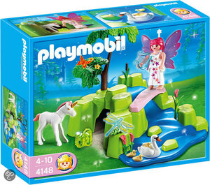 即決！新品 PLAYMOBIL 4148 コンパクトセット 妖精の庭 プレイモービル