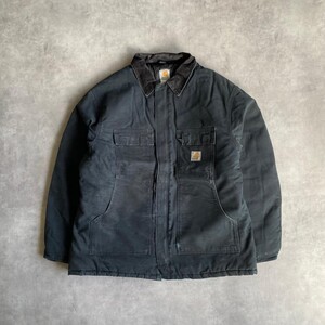 カーハート ダックジャケットトラディッショナルジャケット 中綿 50 XL 黒