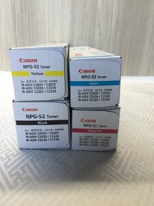 □未開封品　純正Canon トナーNPG-52４色セット 適応機種 ：C2020/C2025/C2030/C2220/C2225/C2230＜D0425R3　1F-7 ＞