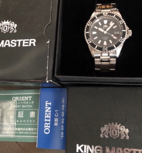 ORIENT KING MASTER DIVER オリエント ブレスレット 黒 キング ダイバー 自動巻 ER14-CO ウォッチ 生産終了 AUTOMATIC 機械式 時計 