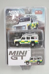 MINI GT ミニGT / TSM トゥルースケール 1/64 ランドローバー ディフェンダー 110 英国赤十字社 捜索救難 北米限定 Mijo特注 MGT00159-MJ