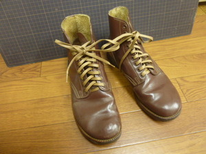 SHIPS OUTFITTERS 　MADE IN USA　BILTRITE コルクソール フラットボックス　７　1/2D 25.5cm/m43サービスシューズ　m42ブーツ a-2 g-1 b3