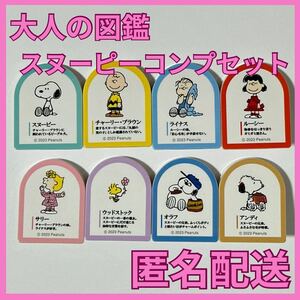 【大人の図鑑】PEANUTS　シークレットスタンドクリップ　コンプセット