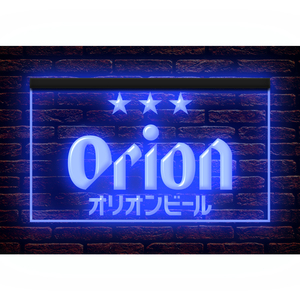 P189 // LED ネオンライトサイン Orion Beer オリオンビール■サイズ(約)：W300mm x H200mm