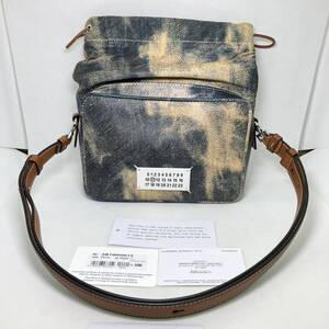 メゾンマルジェラ Maison Margiela　ショルダーバッグ　SB1WG0013　ブルー ビンテージデニム　メンズ　ユニセックス