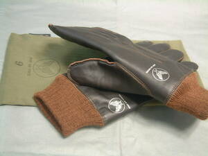 リアルマッコイ SEAL BROWN TYPE A-10 GLOVE, FLYING WINTER The REAL McCOY’S / 検 手袋 グローブ ホースハイド 