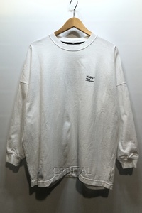 経堂) WTAPS ダブルタップス 24SS OBJ 05 ／ LS ／ COTTON． FORTLESS プリント ロングスリーブカットソー Tシャツ ホワイト 01