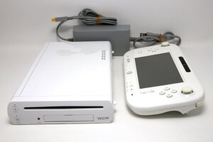 【並品】任天堂 Nintendo Wii U スーパーマリオメーカー セット シロ 32GB 本体 ＃56895716