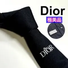 ✨極美品✨DIOR  ディオール　ネクタイ　ブランドロゴ　高級シルク　ビスコース