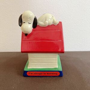 ビンテージ スヌーピー determined snoopy peanuts paper mache フィギュア 70