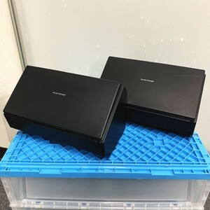 @S1671 ジャンク品/Junk 2台セット FUJITSU ScanSnap FI-IX500 ローラーNG 付属品なし 40157枚/77979枚