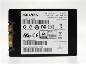 SanDisk 2.5インチSSD SSD UltraII SDSSDH-120G 120GB SATA #12318