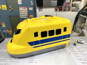 ◆◆超カッコいい！◆迫力プラレールの『ドクターイエロー・ケース』開放◆中古車〜預かり保管【BOX箱市】