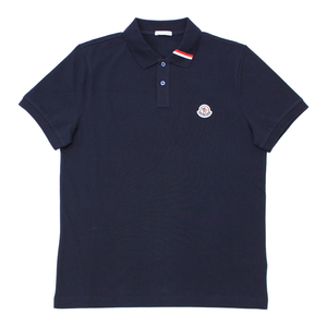 送料無料 88 MONCLER モンクレール 8A00030 899UR ネイビー 半袖 ポロシャツ size S