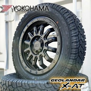 サンバートラック S500J S510J 新品 14インチ タイヤホイール 4本セット リフトアップ YOKOHAMA ヨコハマ ジオランダー X-AT 145R14