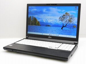 【1円スタート】富士通 LIFEBOOK A5510/FX FMA8804YP Core i3 10110U 16GB 256GB(SSD) DVDマルチ 15.6インチ HD (1366×768) Win11Pro