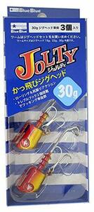 Blue Blue(ブルーブルー) ジグヘッド ジョルティ 30g ジグヘッド #02 アカキン