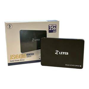 LEVEN JS600 256GB 2.5 SATA ハードディスクドライブ 外付け PC周辺用品 パソコン PCパーツ 【中古】