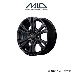 MID ナイトロパワー ジャベリン アルミホイール 1本 ランドクルーザープラド 150系(17×8J 6-139.7 INSET20 セミグロスブラック)