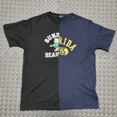 BEAMS HEART XL ネイビー ブラック Tシャツ