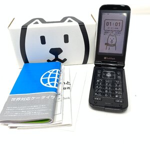 ◆未使用品/箱あり◆ SHARP/PANTONE3 001SH/softbank 3G端末/black/ガラケー/15649