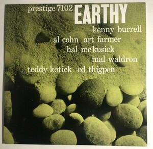 ★★★　ケニー・バレル　　/ 　EARTHY US盤　　＜ジャケット・盤面・新品・未使用＞