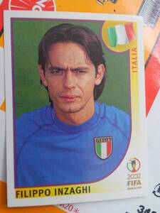 】Panini 2002 FIFA Worldcup】№472/Filippo Inzaghi●ステッカー(シール)