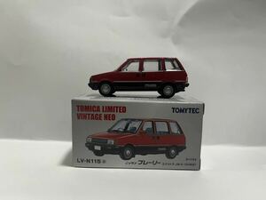 トミカリミテッドヴィンテージネオ LV-N115a 1/64 ニッサンプレーリーエクストラJW-G84年式 箱付 tlv tlvn nissan prairie tomica limited